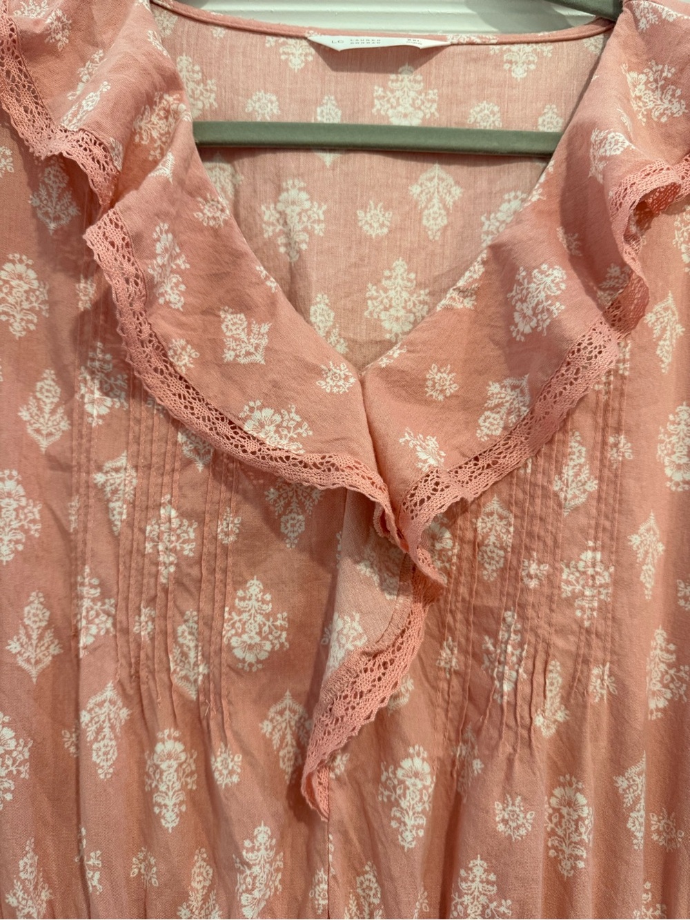 LC Lauren Conrad Pink Floral Ruffle Tiered Dress - Picture 4 of 5